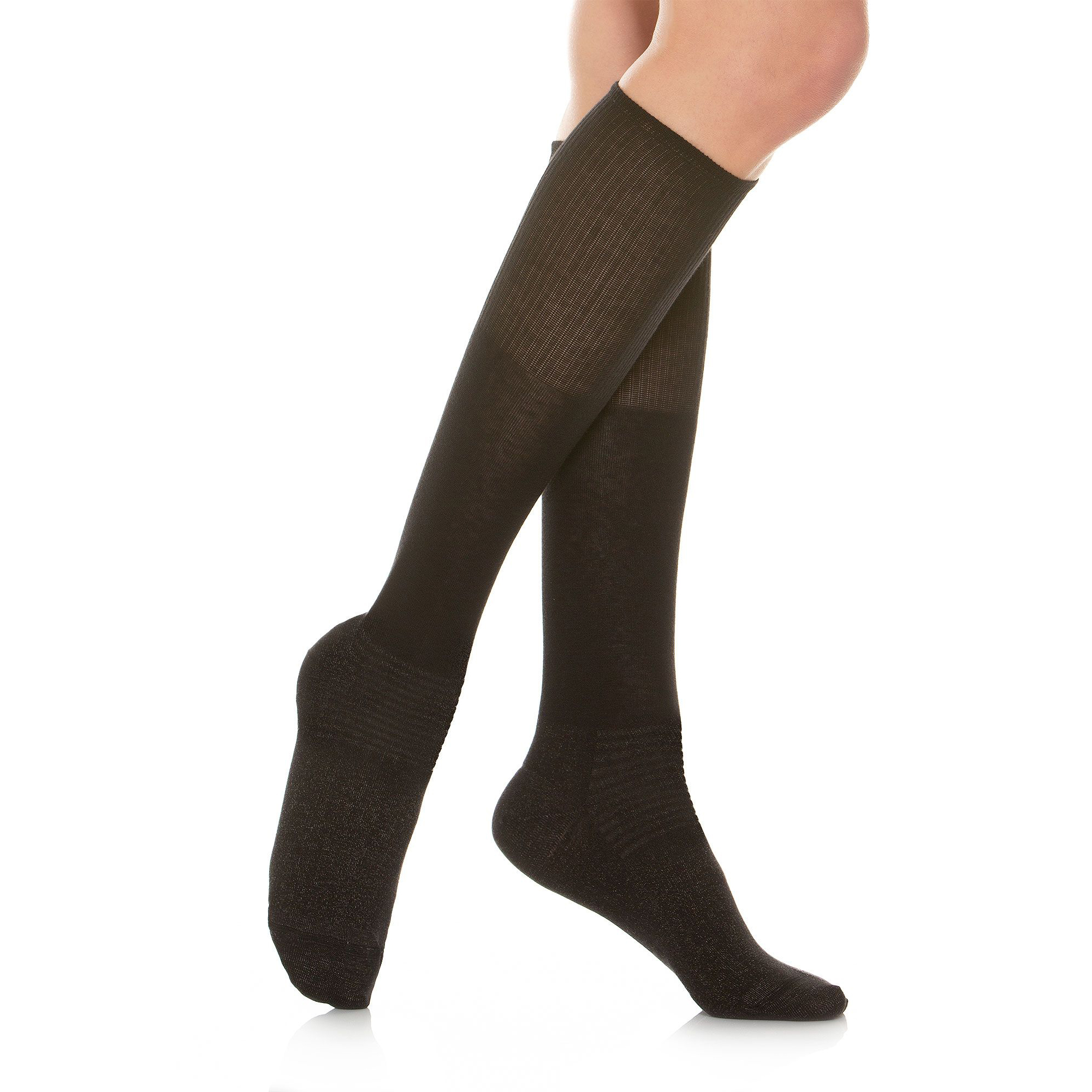 Diabetische kniekous zilverdraad 550L - 02 550l nero 1 2 1 - 550L