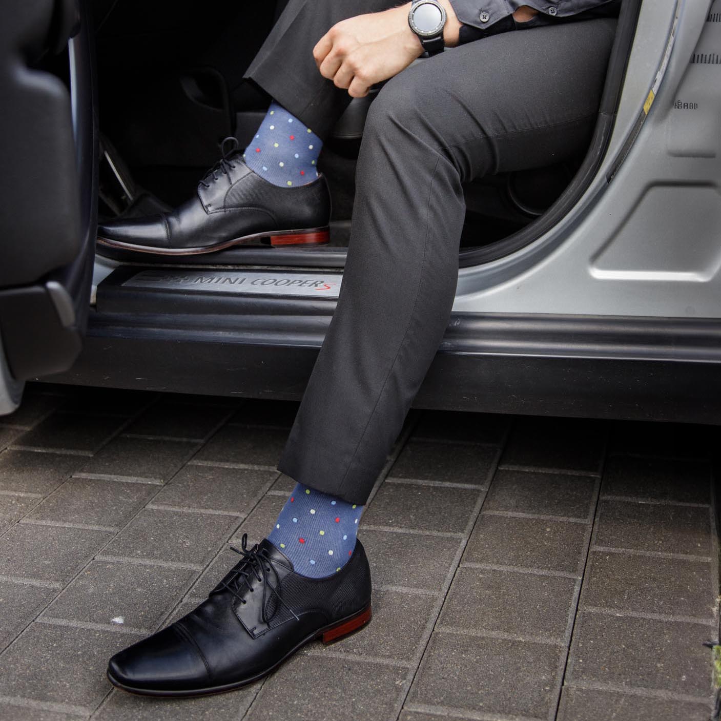 Fancy kniekous 810 - 810 sfeer heren blauw - 810 (3)