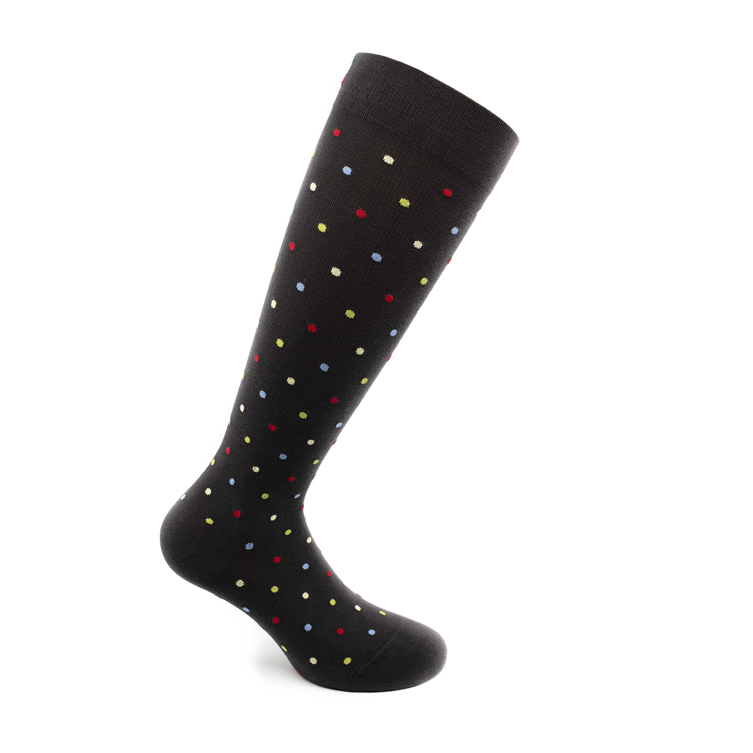 Fancy kniekous 810 - Fancy socks 01 pois 198 grafite 3 1 - 810 (1)